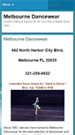 Mobile Screenshot of melbournedancewear.com